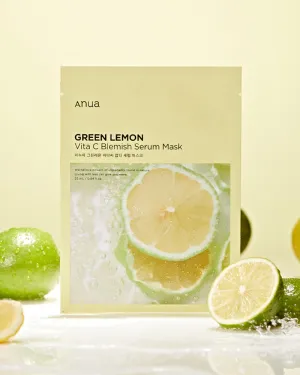 Anua Green Lemon Vita C Blemish Serum Mask