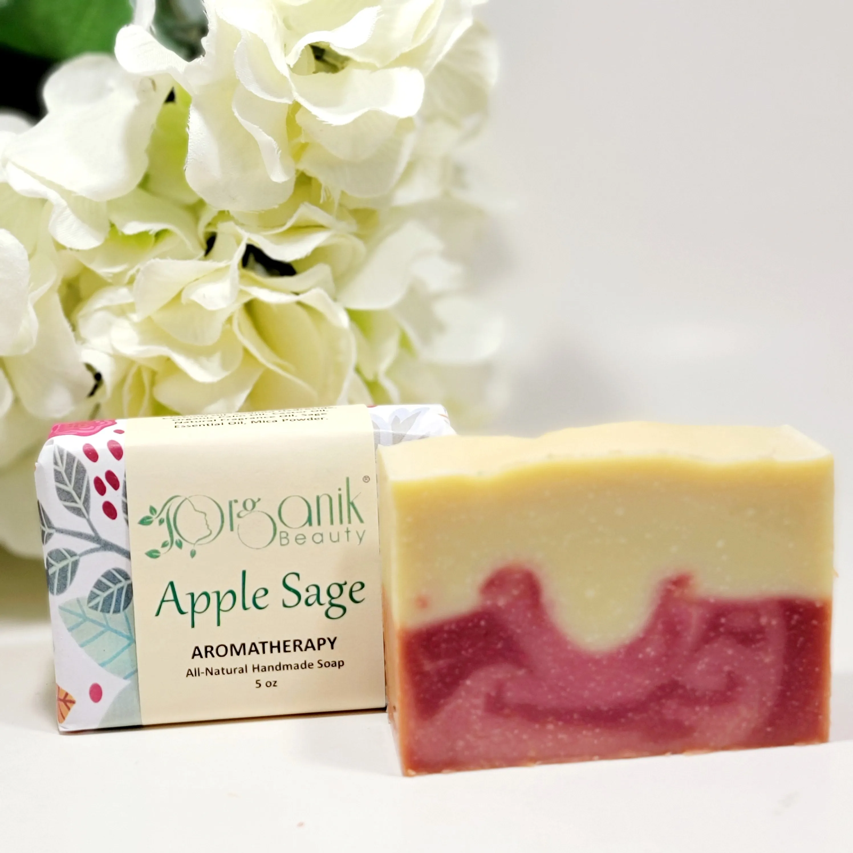 Apple Sage - All Natural Handmade Soap 5 oz