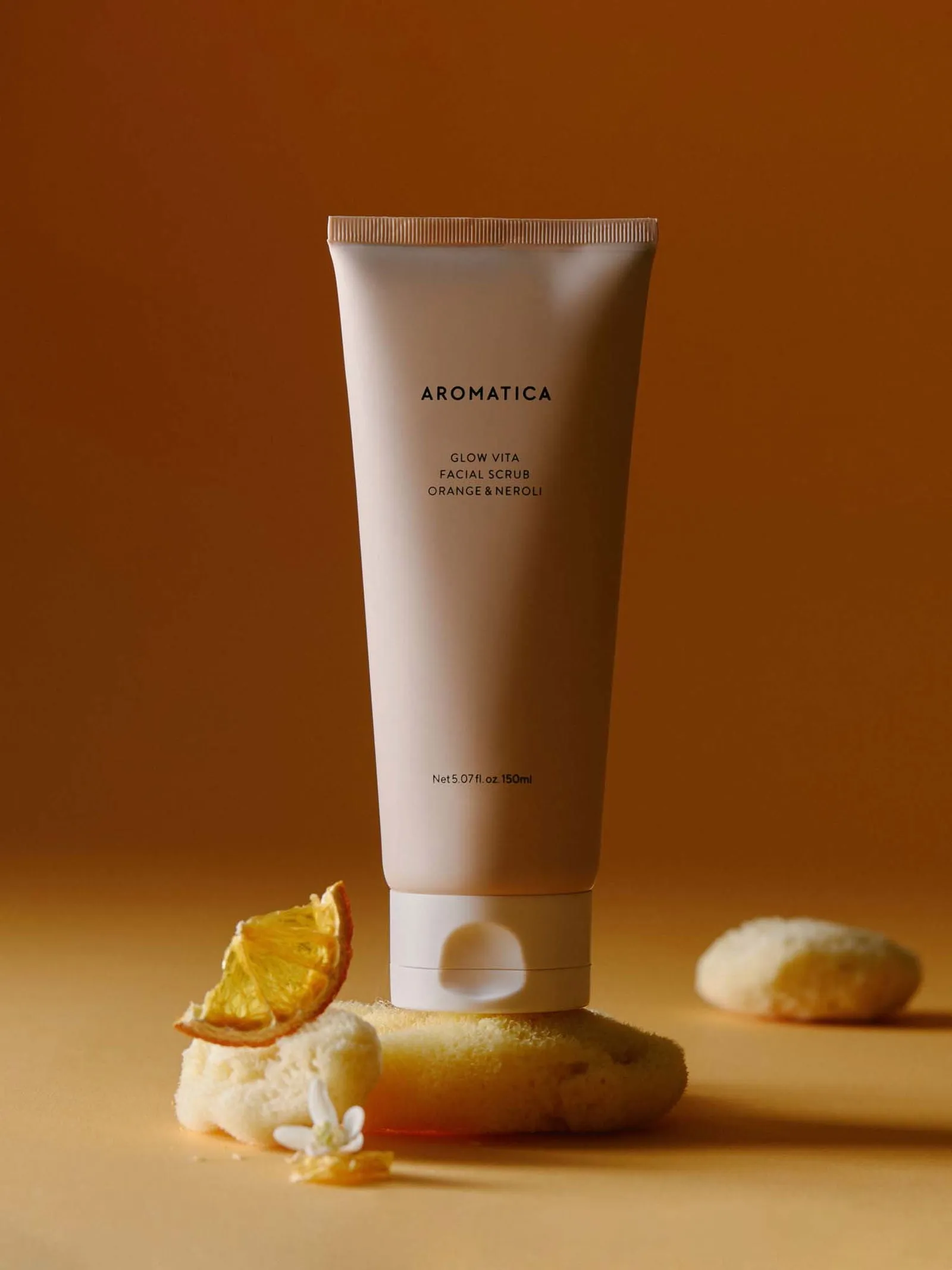 AROMATICA Glow Vita Facial Scrub Orange & Neroli 150ml