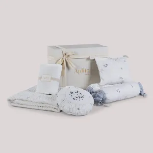 Baby Cot Bedding Gift Set | Baa Baa Bliss | Blue