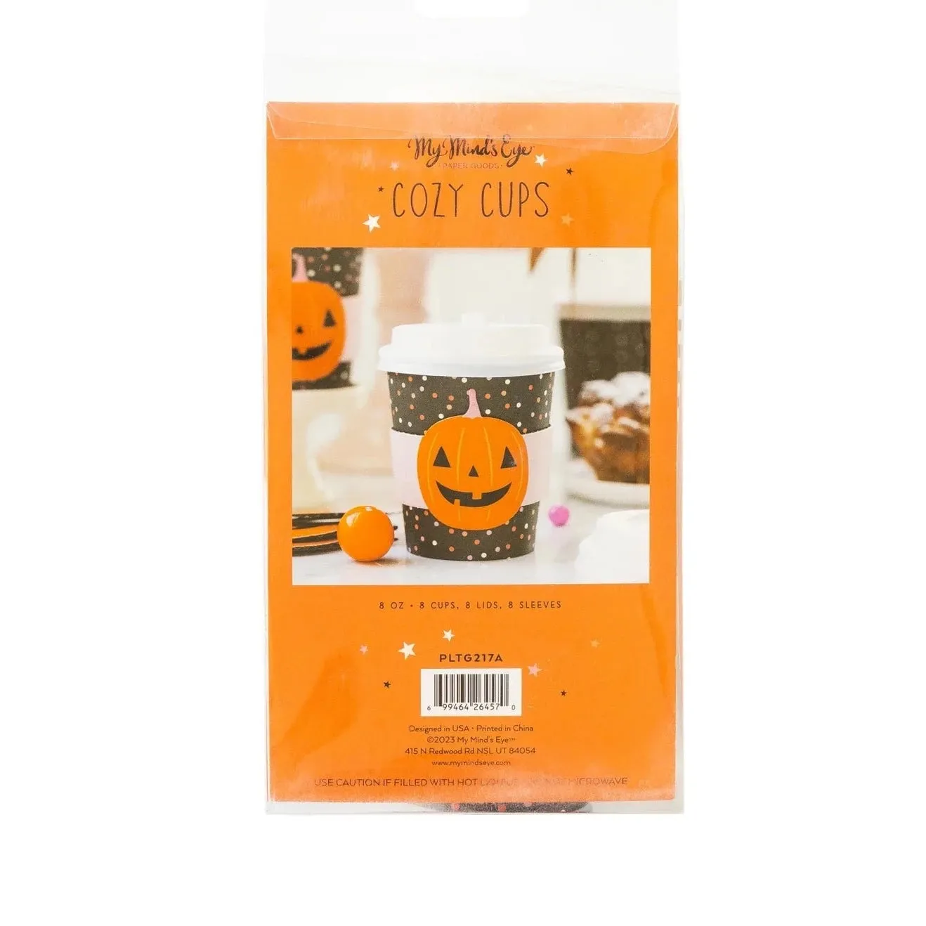 BLACK PUMPKIN COFFEE CUPS