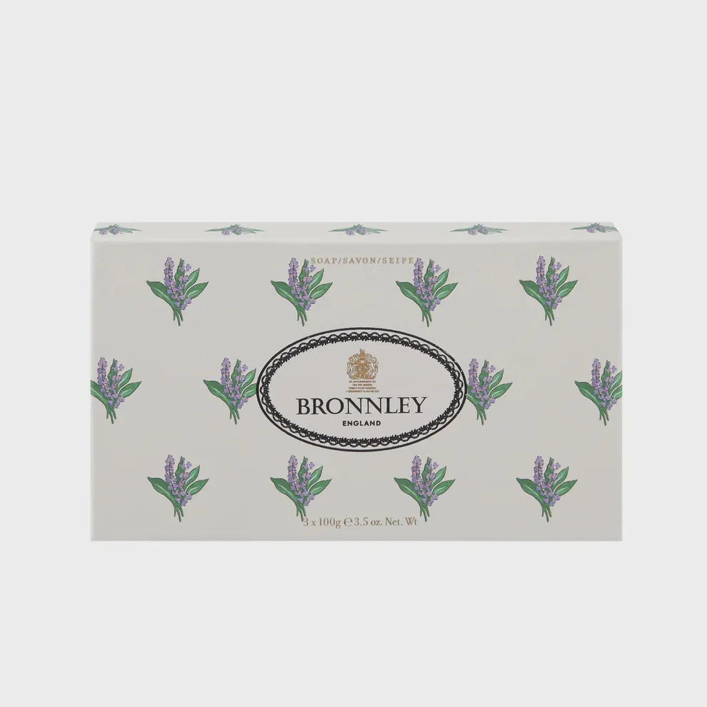 Bronnley Lavender Soap (3 x 100g)