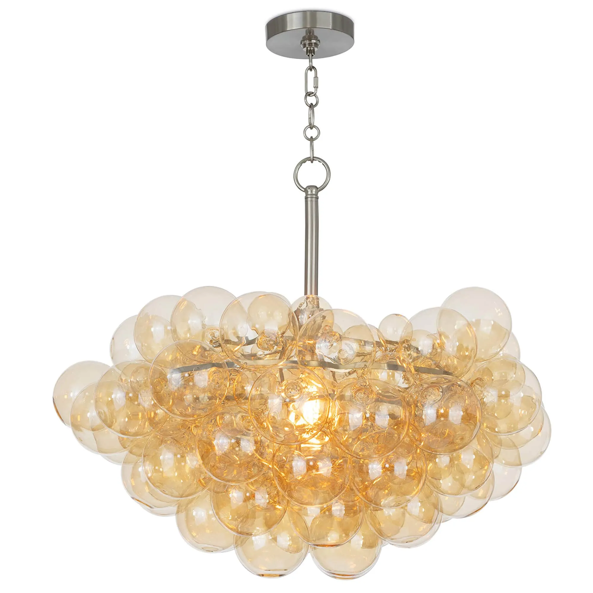 Bubbles Chandelier, Amber