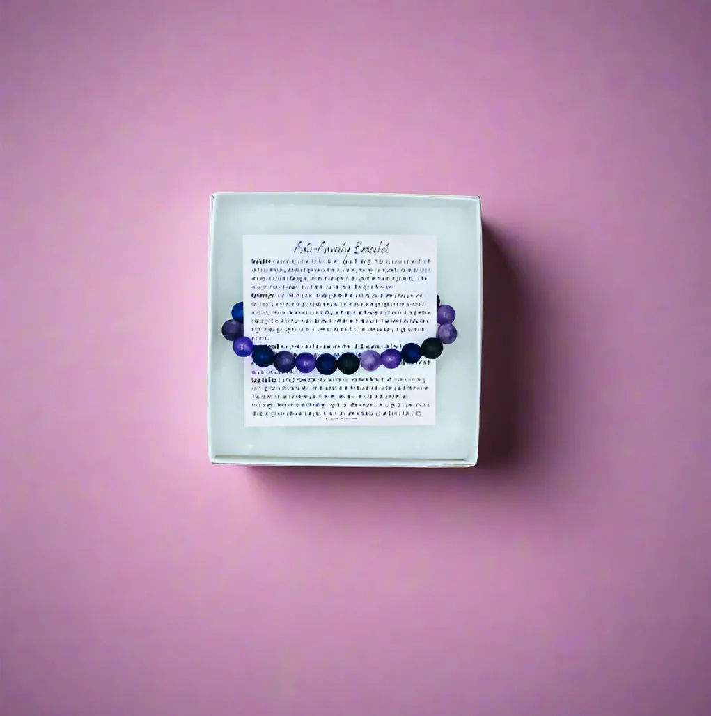 Calming Anxiety Healing Bracelet – Soothing Energy in Every Bead