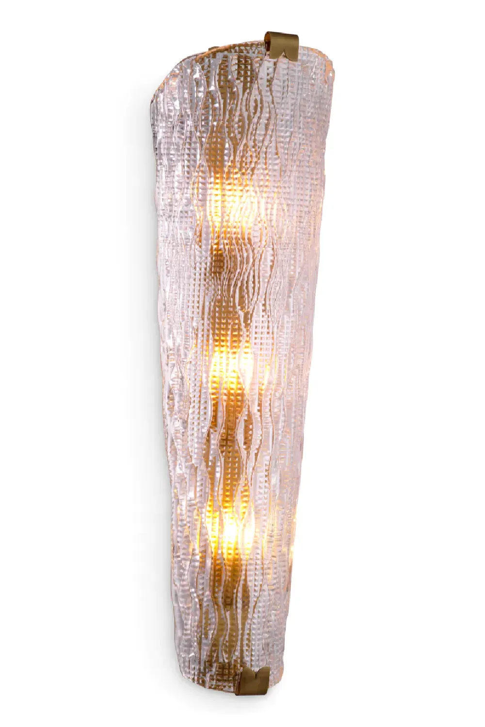 Carved Glass Wall Lamp | Eichholtz Todd