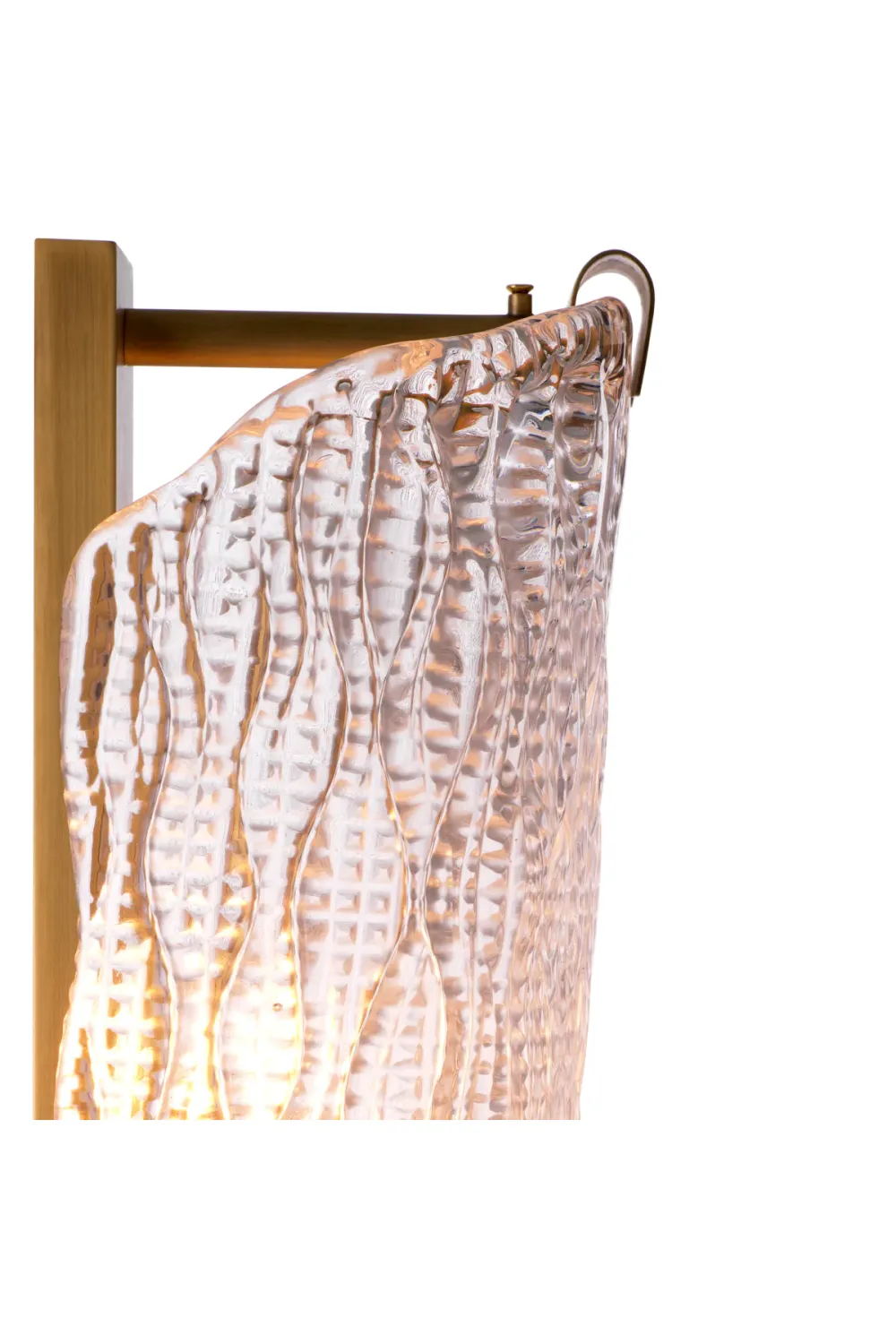 Carved Glass Wall Lamp | Eichholtz Todd