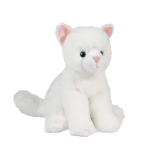 Douglas Winnie Soft White Cat Stuffed Animal - Plush Animals for All Ages