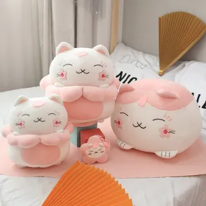 Giant Sakura Kawaii Cat Plush