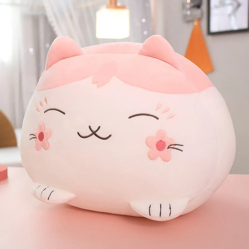 Giant Sakura Kawaii Cat Plush