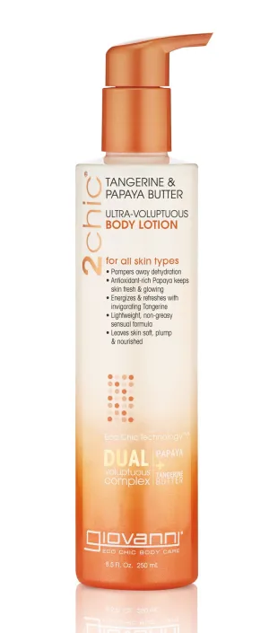 Giovanni Ultra-Voluptuous Tangerine   Papaya Butter Lotion 250ml