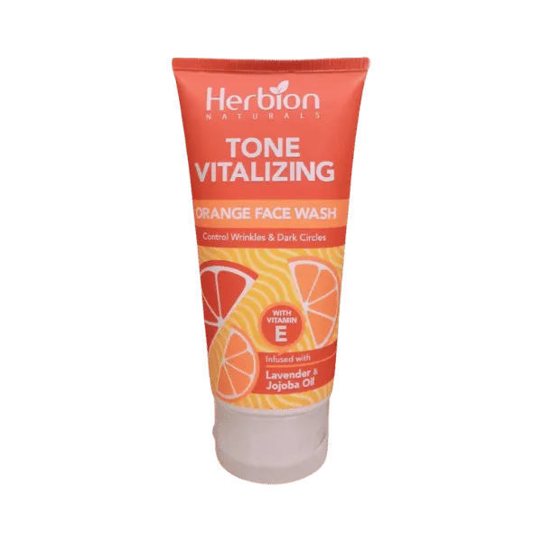 HERBION TONE VITALIZING ORANGE FACE WASH 100ML