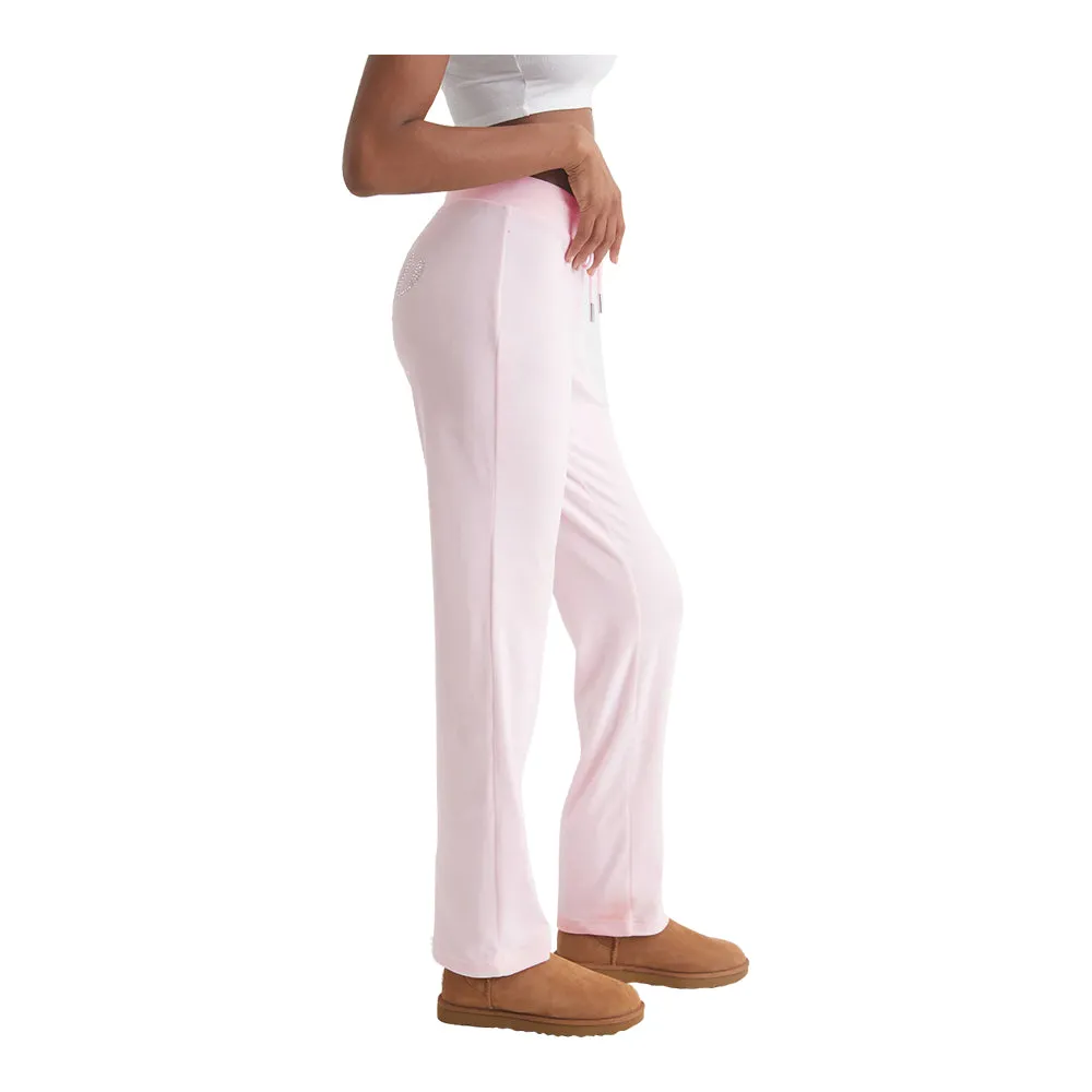 Juicy Couture Women's OG Big Bling Velour Track Pants