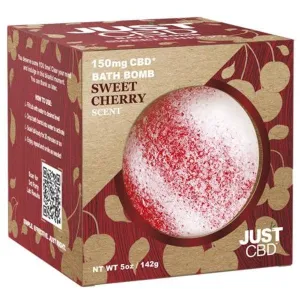 Just CBD - Sweet Cherry - 150mg  CBD Bath Bomb