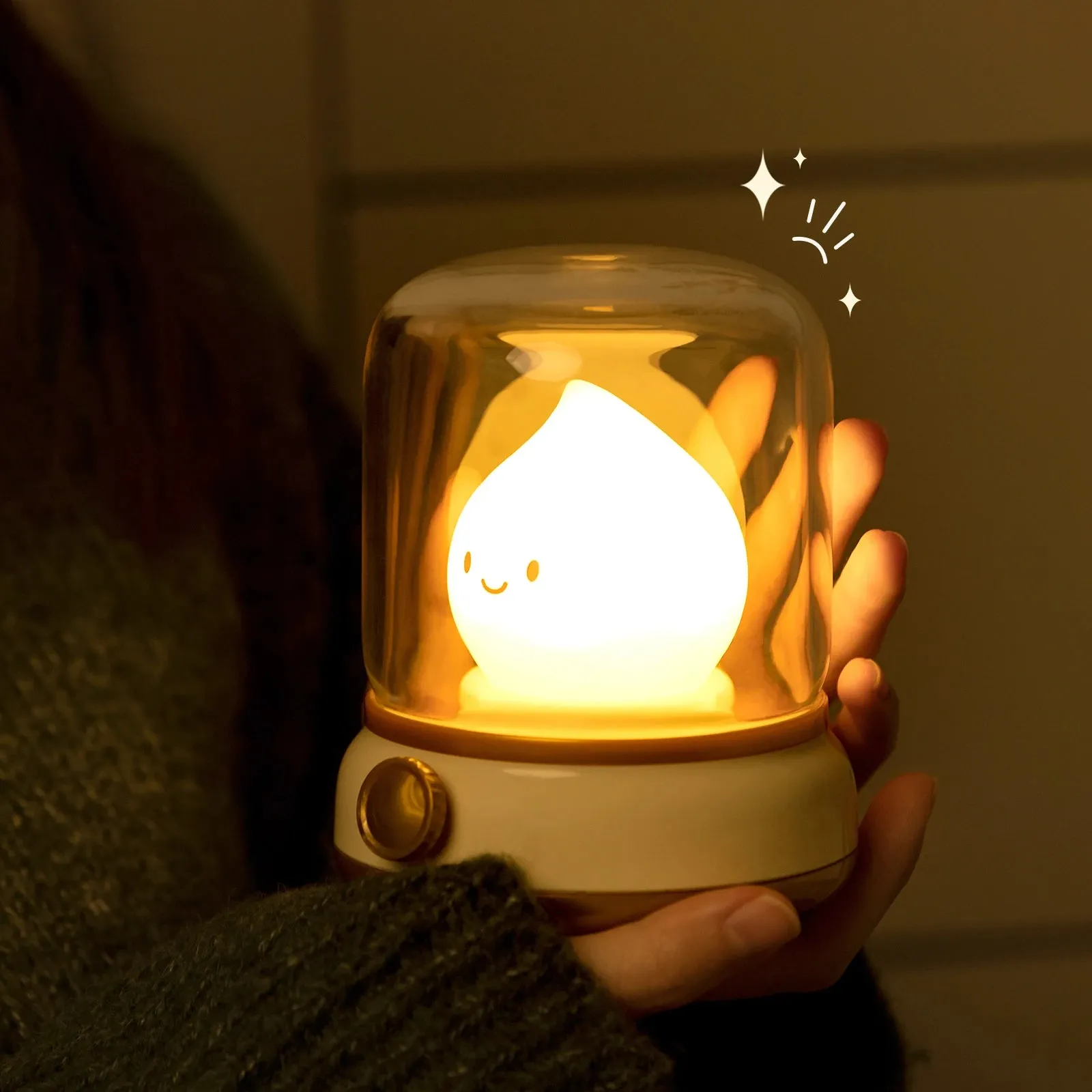 Kawaii Flame Lantern Night Light