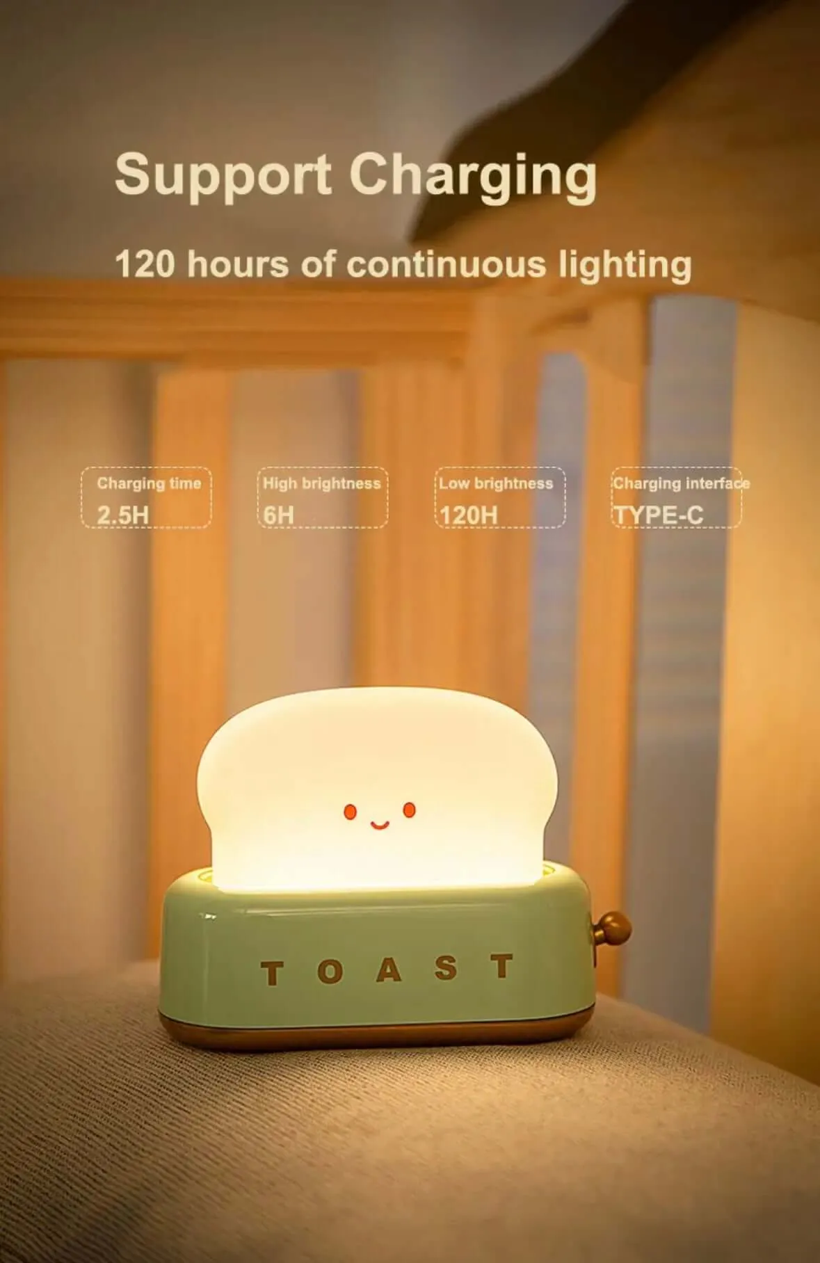 Kids Toasty Toaster night Light