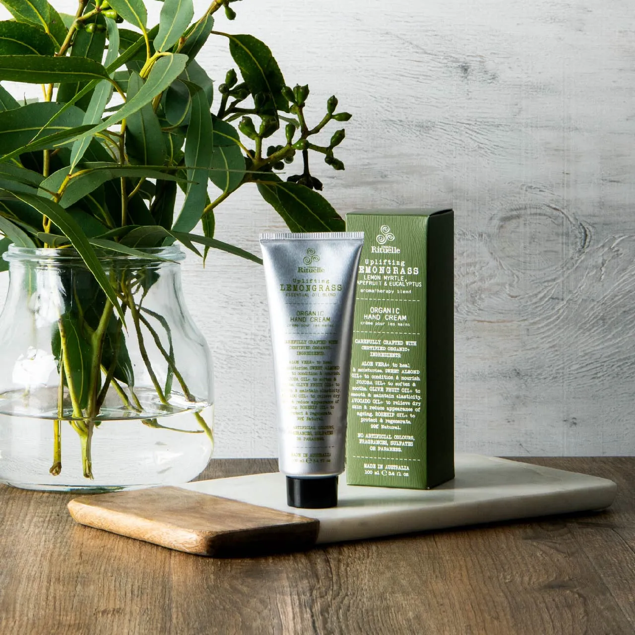 Lemongrass, Lemon Myrtle, Grapefruit & Eucalyptus Organic Hand Cream