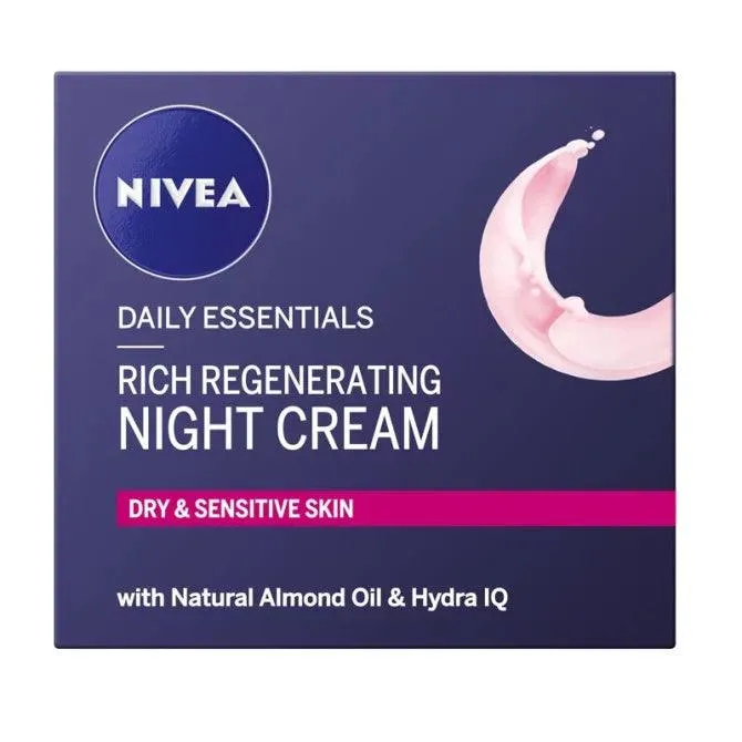 Nivea Daily Essentials Rich Face Regenerating Night Cream 50ml