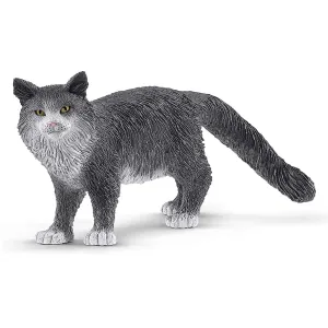 Schleich Farm World Maine Coon Cat Figure