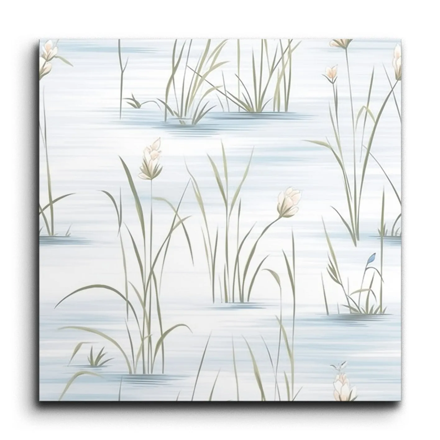 Serene Blossoms: Tranquil Water Garden Art