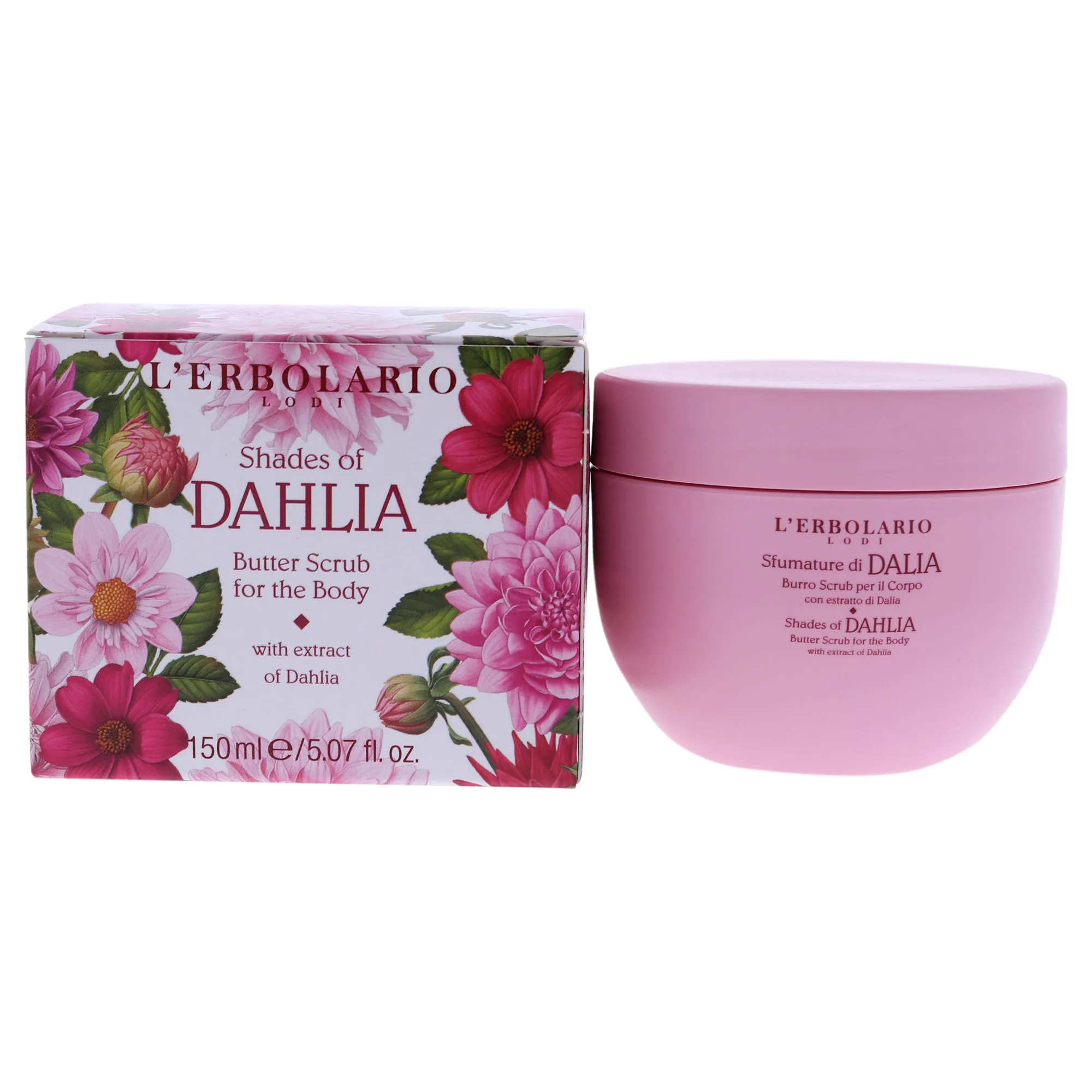 Shades of Dahlia Butter Scrub by LErbolario for Unisex - 5.07 oz Scrub