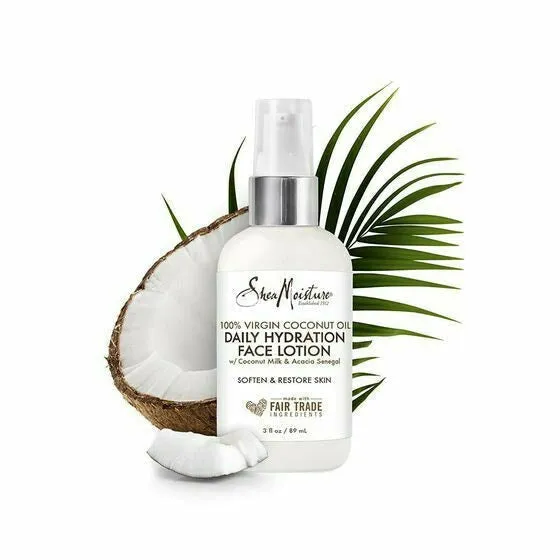 SheaMoisture: Virgin Coconut Oil Daily Hydration Face Lotion 3oz