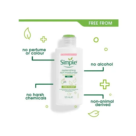 Simple Kind To Skin Replenishing Rich Moisturiser 125ml