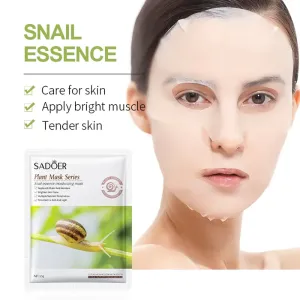 Snail Essence Moisturizing Face Sheet Mask SADOER