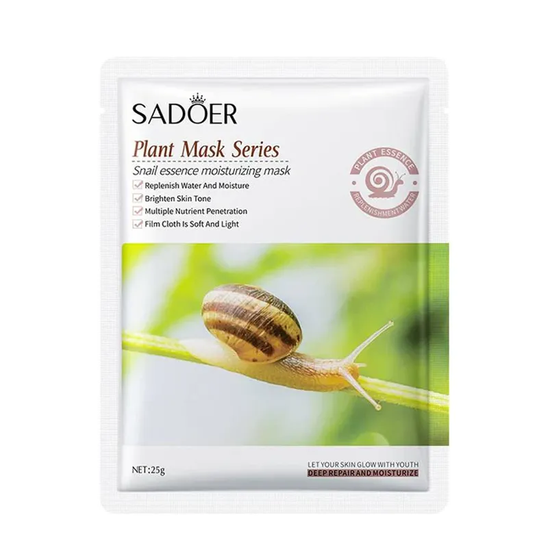 Snail Essence Moisturizing Face Sheet Mask SADOER