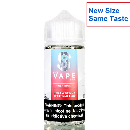 Strawberry Watermelon (Ice) - USA Vape Lab E-Juice (100 ml)