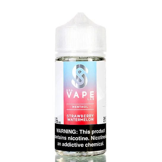 Strawberry Watermelon (Ice) - USA Vape Lab E-Juice (100 ml)