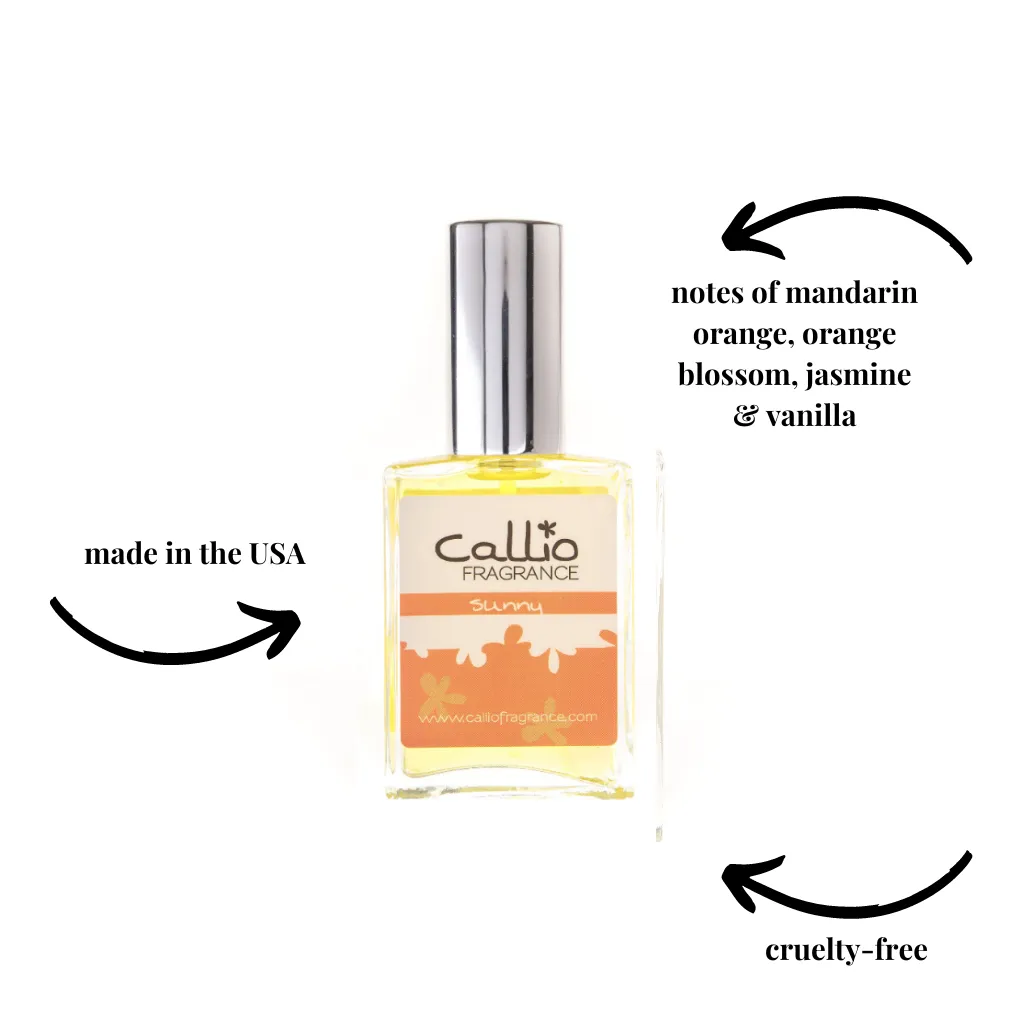 Sunny Perfume 1 oz | Mandarin, Orange Blossom & Jasmine