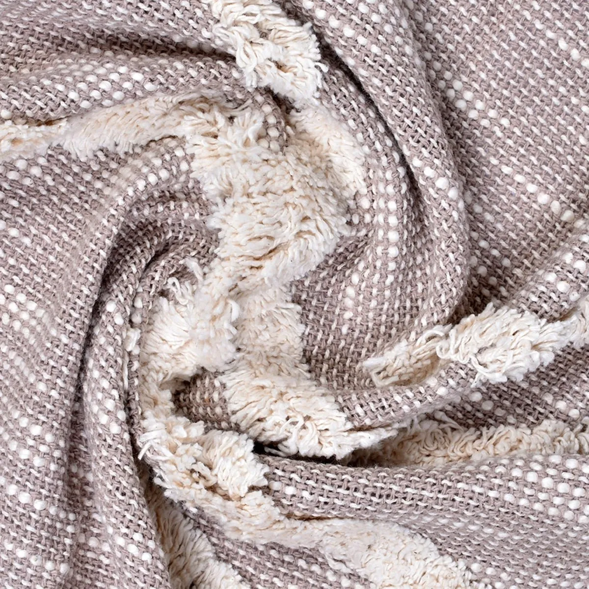 The Novelty Textured Cotton Throw