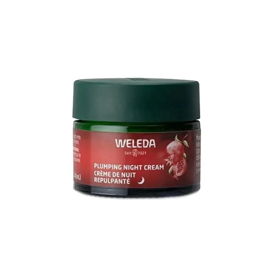 Weleda Plumping Night Cream-Pomegranate & Maca Peptides 1.3 fl oz. Cream